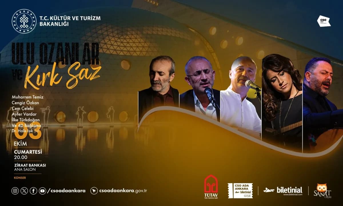 Başkentin kültür ve sanat hayatının önemli merkezlerinden CSO Ada Ankara, Ekim ayında farklı sanat disiplinlerini ve Müz