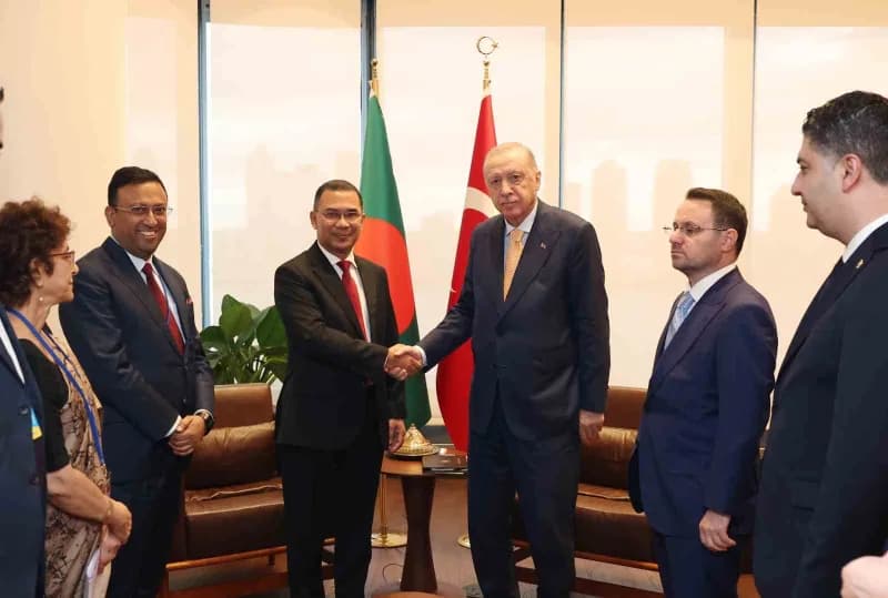 Cumhurbaşkanı Erdoğan, Bangladeş Başbakanı Rahman ile görüştü