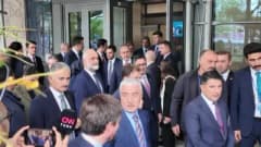 Cumhurbaşkanı Recep Tayyip Erdoğan, New York'ta Türkevi önünde