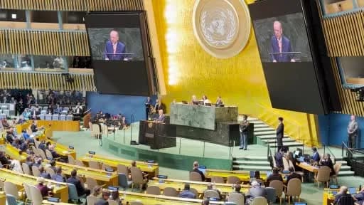 Cumhurbaşkanı Recep Tayyip Erdoğan, Birleşmiş Milletler 81. Genel Kurulunda konuşma yaparken