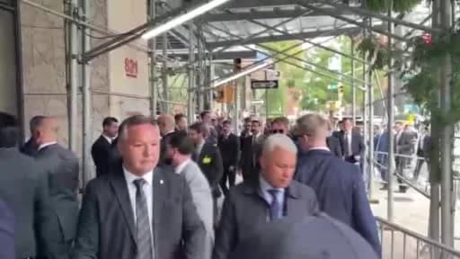 Cumhurbaşkanı Recep Tayyip Erdoğan ve Irak Başbakanı Ali Zeydi New York'ta Türkevi'nde görüşme yaparken