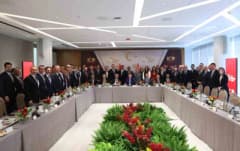 Cumhurbaşkanı Recep Tayyip Erdoğan New York'ta iş adamlarıyla bir araya geldi
