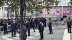 Cumhurbaşkanı Erdoğan New York'ta Taşkın adlı Türk pastanesini ziyaret ederken
