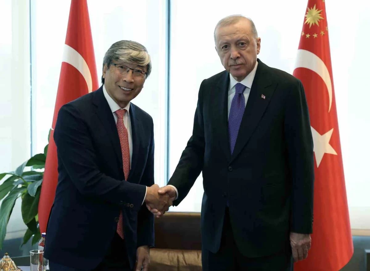 Cumhurbaşkanı Erdoğan, Doktor Patrick Soon-shiong'u kabul etti
