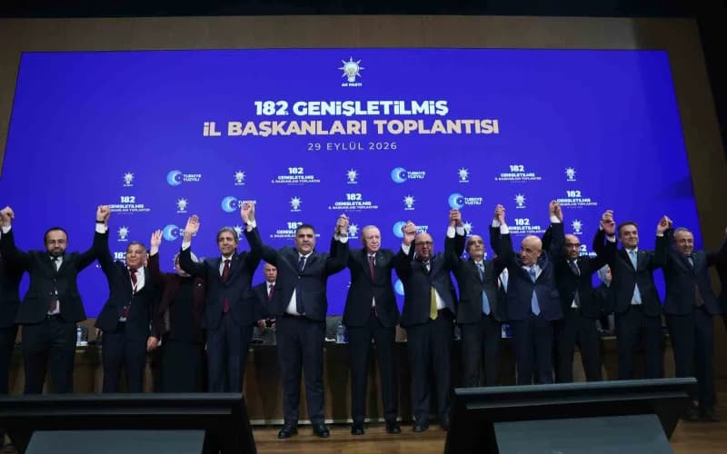 Cumhurbaşkanı Erdoğan, AK Parti Kongre Merkezi'nde gerçekleştirilen Genişletilmiş İl Başkanları Toplantısı'na katıldı.