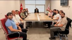 Erzincan Mengücek Gazi Eğitim ve Araştırma Hastanesi Dahiliye Kliniğinde yapılan değerlendirme toplantısı
