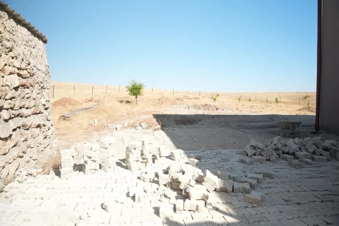 Darende’de Gönlüce Mezrası’na kilit parke