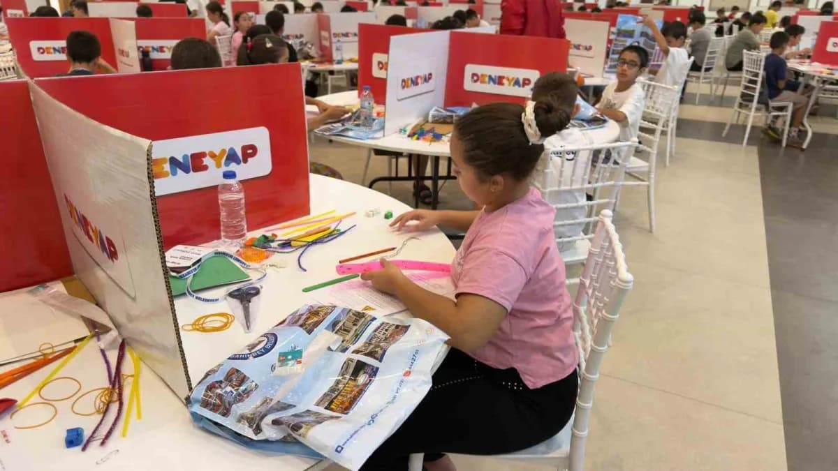 Türkiye'nin Bilim ve Teknoloji atılımı için hayata geçirdiği "DENEYAP Atölyeleri" Uygulama sınavına giren 840 öğrenci ke
