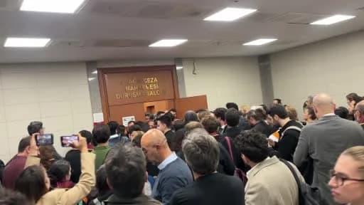 Komedyen Deniz Göktaş mahkeme salonunda savunma yaparken