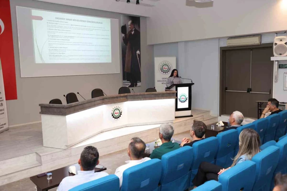 Denizli Organize Sanayi Bölgesi Müdürlüğü tarafından personelin Çevre bilincinin geliştirilmesi ve sıfır atık uygulamala