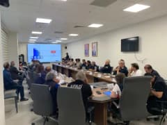Tekirdağ AFAD Müdürlüğünde 7.5 büyüklüğündeki deprem tatbikatı hazırlık toplantısı yapılıyor