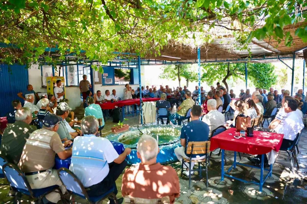 Didim Belediye Başkanı Hatice Gençay, Akköy’de zeytin üreticileriyle bir araya gelerek üreticilerin görüş, öneri ve tale