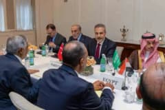 Dışişleri Bakanı Hakan Fidan, BM 81. Genel Kurulu kapsamında New York'ta düzenlenen Türkiye-Mısır-Pakistan-Suudi Arabist