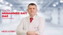 Medical Point Gaziantep Hastanesi Gastroenteroloji Uzmanı Doç. Dr. Muhammed Sait Dağ açıklama yaparken