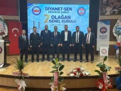 Diyanet-Sen Erzurum Şubesi 7. Olağan Genel Kurul toplantısından bir kare