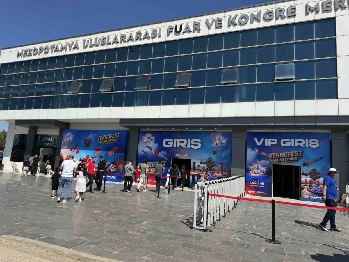 Diyarbakır Mezopotamya Fuar ve Kongre Merkezi’nde devam eden TEKNOFEST teknoloji yarışmaları