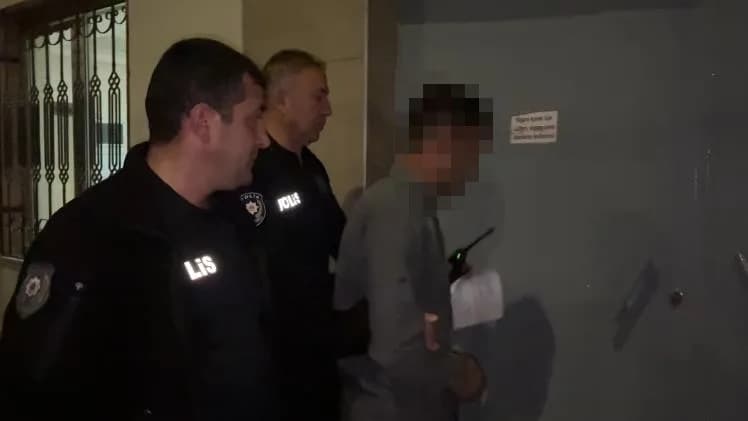 Kayseri Kocasinan ilçesinde polis ekipleri uygulama yaparken