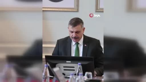 İçişleri Bakanı Mustafa Çiftçi DOLUNAY Projesi çalışma toplantısında konuşuyor