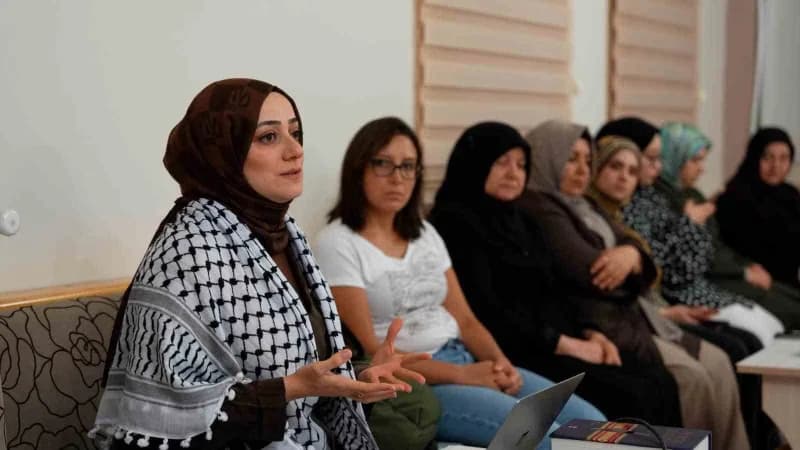 Bayburt’ta Dünya Barış Günü etkinliğinde Filistin konusu konuşuluyor