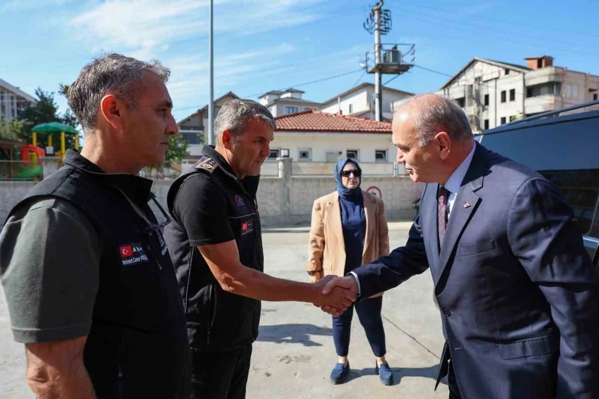 Düzce Belediye Başkanı dr. Faruk Özlü'nün gelişi