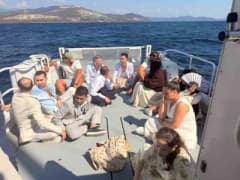 Muğla Milas açıklarında yelkenli teknede Sahil Güvenlik ekiplerinin yaptığı arama