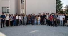 EBYÜ Rektörü Prof. Dr. Ufuk Kuyrukluyıldız, Tıp Fakültesi öğrencileriyle toplantıda