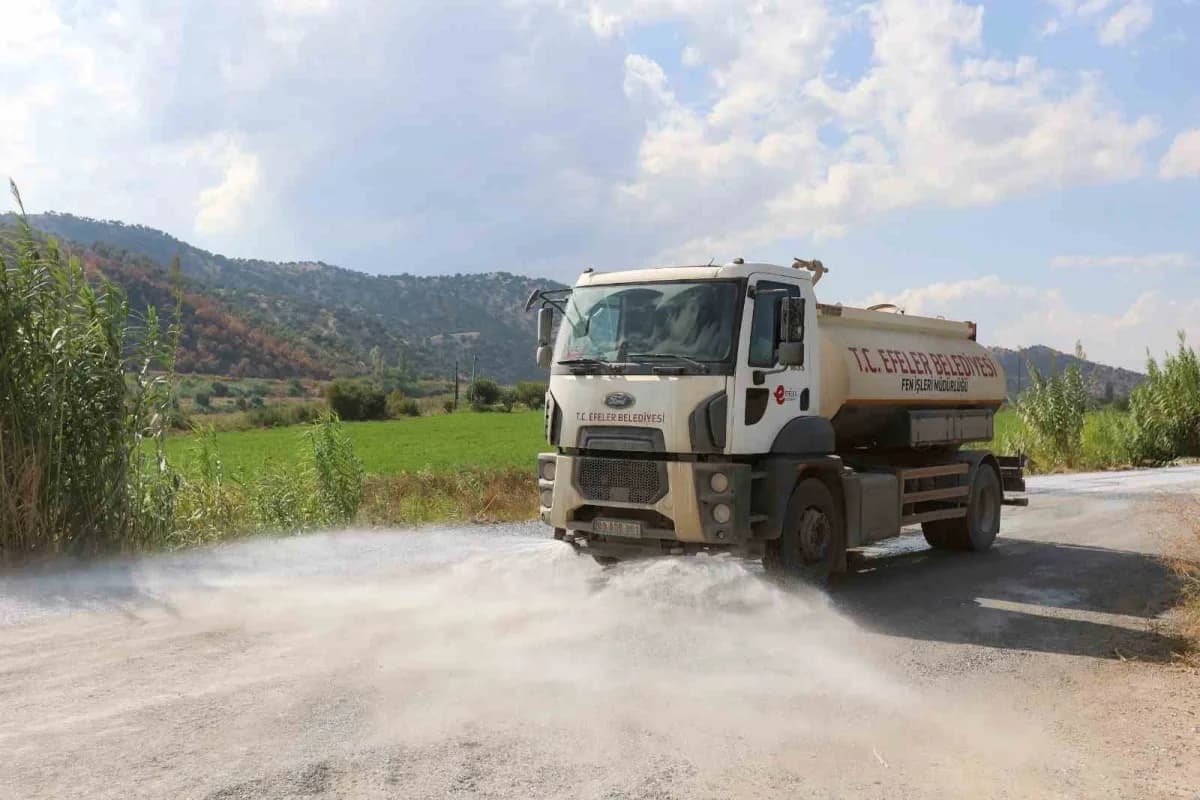Efeler Belediyesi'nin vatandaşların daha güvenli ve konforlu ulaşım imkânlarına kavuşması amacıyla hayata geçirdiği yol