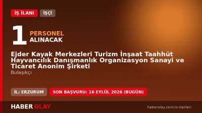 Ejder Kayak Merkezleri Erzurum Palandöken bulaşıkçı işçi alımı ilanı