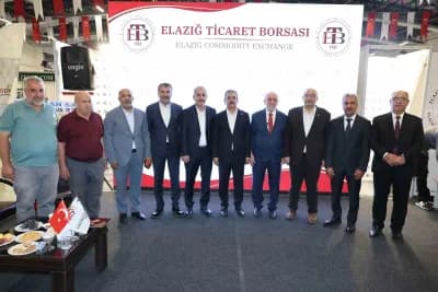Elazığ Ticaret Borsası standı, Gıda, Tarım ve Hayvancılık Fuarı'nda ziyaretçilerle dolu