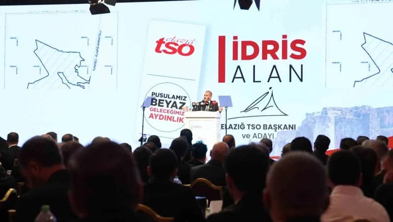 Elazığ Ticaret Sanayi Odası Başkanı ve Adayı İdris Alan tarafından özel bir otelde aday tanıtım lansmanı gerçekleştirild