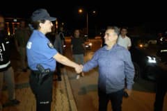 Elazığ'da üniversite yurtları ve kampüs çevresinde güvenlik denetimi yapan polis ekipleri