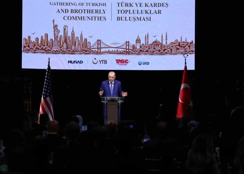 Cumhurbaşkanı Erdoğan: "Müslümanlardan entegre olmaları değil, asimile olmaları bekleniyor"
