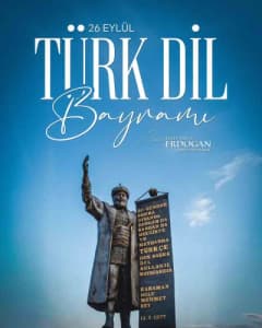 Cumhurbaşkanı Recep Tayyip Erdoğan'ın 26 Eylül Türk Dil Bayramı mesajı paylaşımı