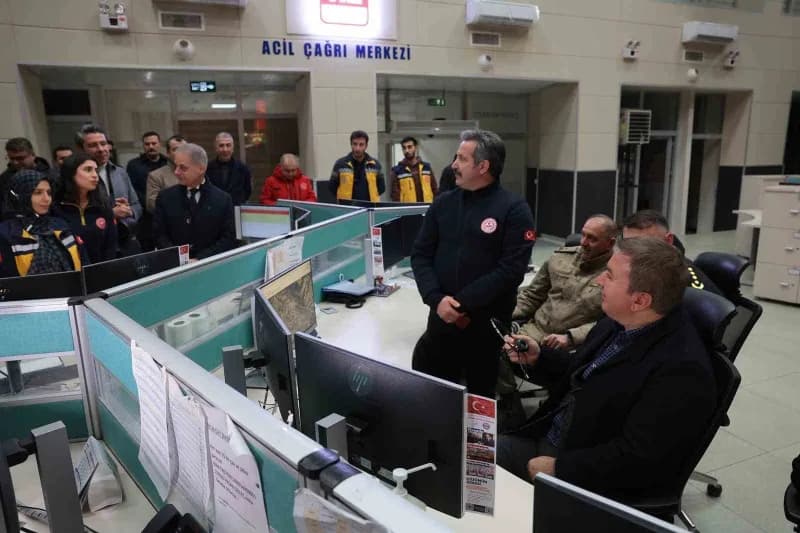 Erzincan 112 Acil Çağrı Merkezi Müdürü Metin Kuleli, 2026 yılının ocak-eylül döneminde merkeze 155 bin 572 Çağrı geldiği