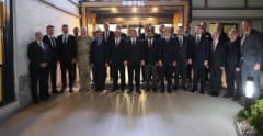 Erzincan İl Müftüsü İsmail Fakirullahoğlu için düzenlenen veda programından bir kare