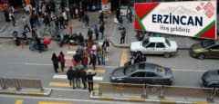 Erzincan'da geniş alana seyrek dağılmış nüfus yoğunluğu haritası
