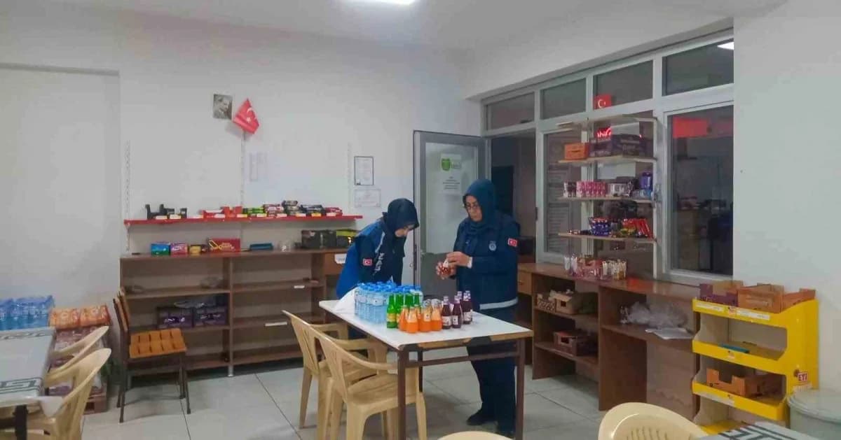 Erzincan'da okul kantinlerinde denetim yapıldı