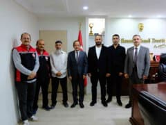 Erzincan’da tarımsal sulama yatırımları için hibe desteği alan üreticiler sözleşme imzalıyor