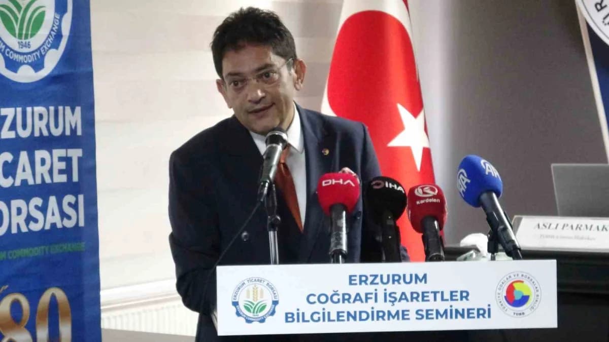 Erzurum Ticaret Borsası Başkanı Hakan Oral,
