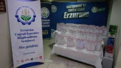 Erzurum Ticaret Borsası Meclis Salonu’nda düzenlenen coğrafi işaretler bilgilendirme semineri katılımcıları