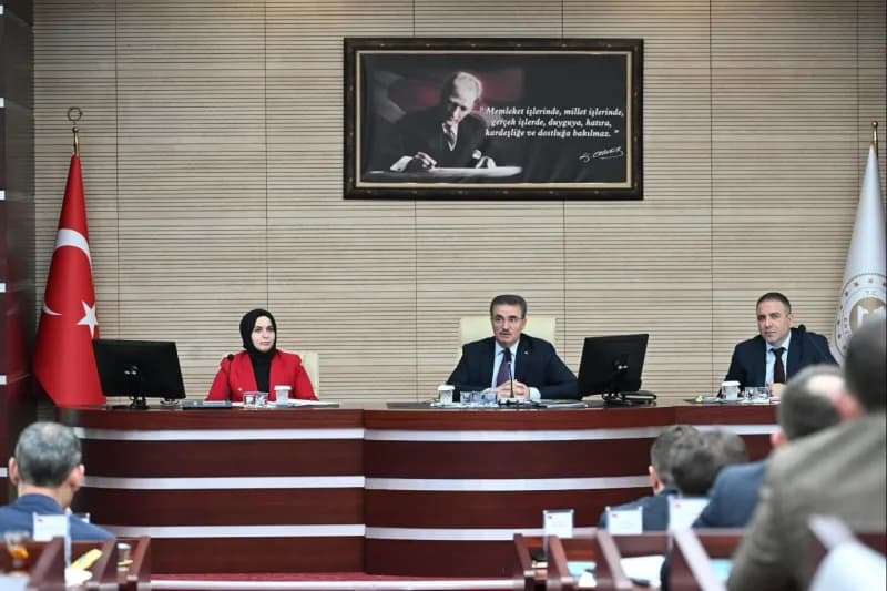Erzurum Valisi Aydın Baruş başkanlığında Sosyal Yardımlaşma ve Dayanışma Vakıfları performans değerlendirme toplantısı