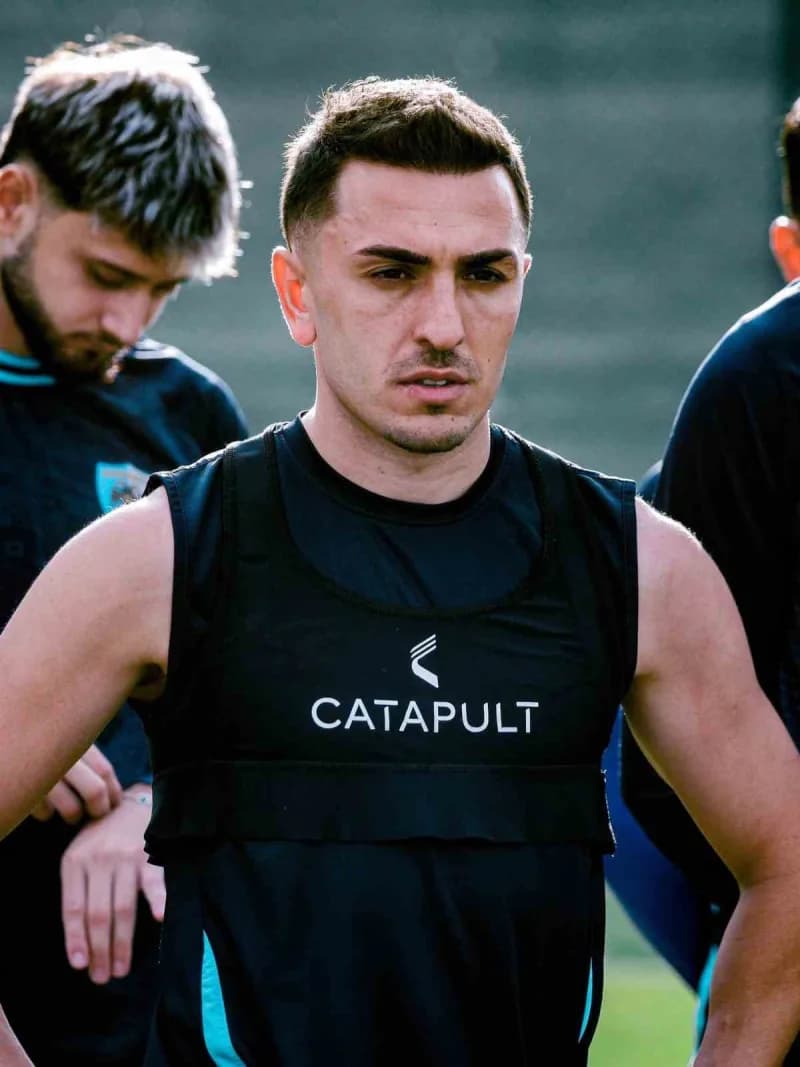Erzurumspor FK oyuncuları Samsunspor maçı öncesi antrenmanda ter döküyor