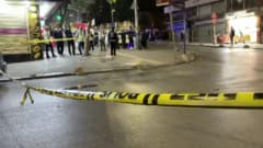 Esenler’de polis ekiplerinin müdahalesi sırasında olay yeri