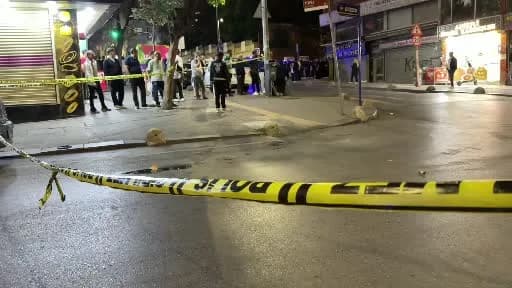 Esenler’de polis ekiplerinin müdahalesi sırasında olay yeri