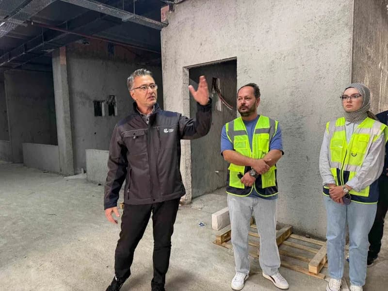 Eskişehir Büyükşehir Belediyesi, yapımı sürdürülen Kapalı Pazar Yeri Projesi’nde fiziki gerçekleşme yüzde 75 seviyesine