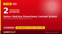 Eskişehir Mihalgazi Belediyesi Sakarı Nakliye Pazarlama Ltd. Şti. 2 daimi işçi alımı ilanı