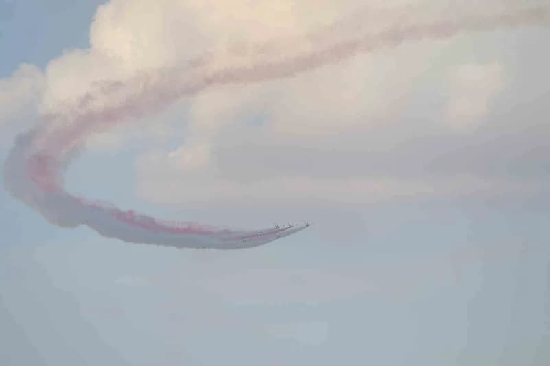 Eskişehir'de 11.'si düzenlenen SHG Airshow'da Türk Yıldızları'nın gösterisi izleyenlerin nefesini kesti.