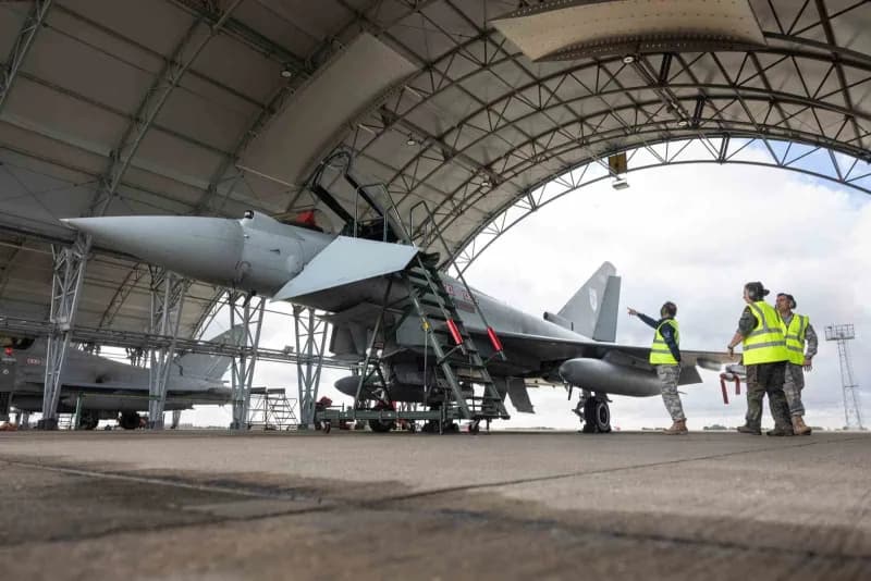 Milli Savunma Bakanlığı (MSB), Eurofighter Typhoon tedarik projesi kapsamında uzman personelden oluşan heyetin İngiltere