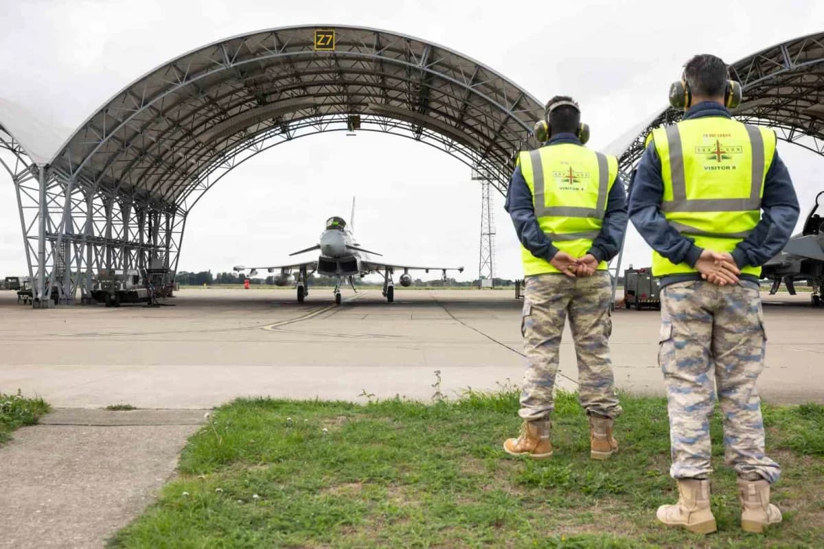 Milli Savunma Bakanlığı (MSB), Eurofighter Typhoon tedarik projesi kapsamında uzman personelden oluşan heyetin İngiltere