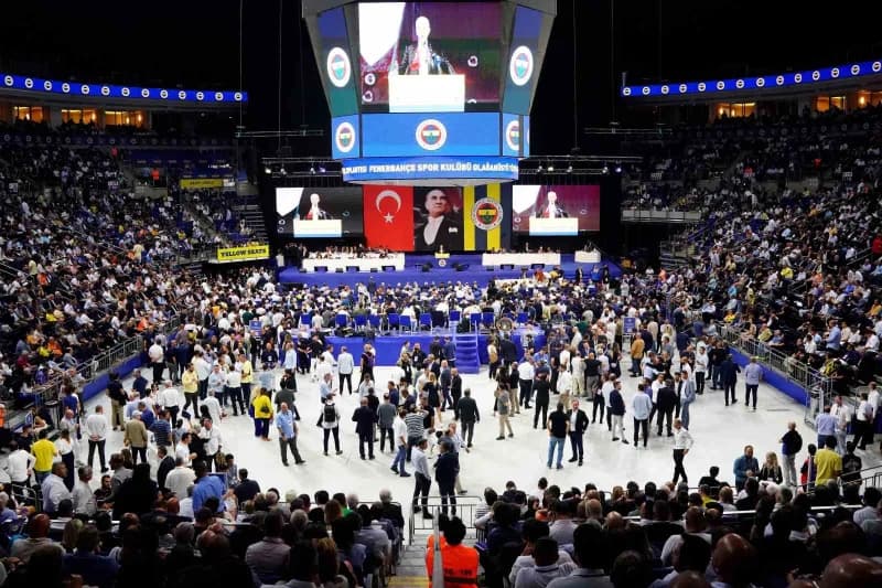 Fenerbahçe Spor Kulübü Ülker Spor ve Etkinlik Salonu genel kurul toplantısı hazırlıkları